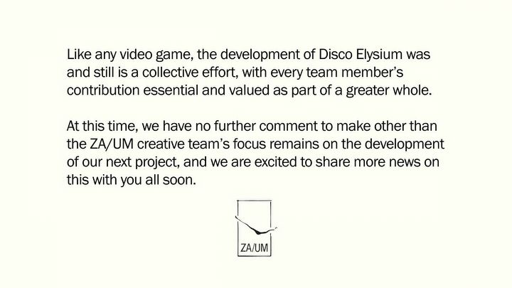 „Fans Have the Right to Know” - Disco Elysium Co-Creator Talks ZA/UM Losing With the System - picture #5