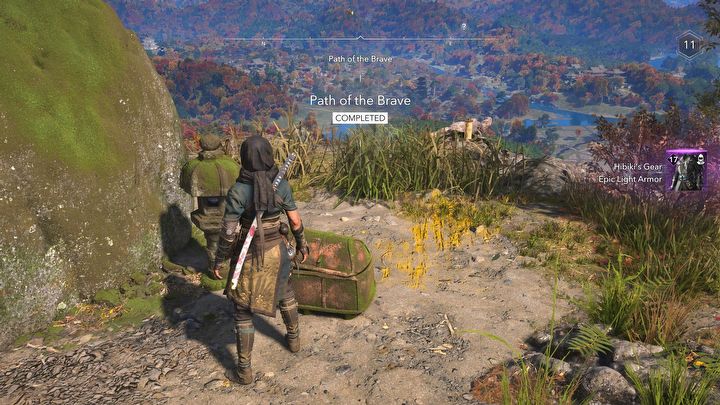 7 - Assassins Creed Shadows: White and red assassins outfit for Naoe - Secrets and Collectibles - Assassins Creed Shadows Guide