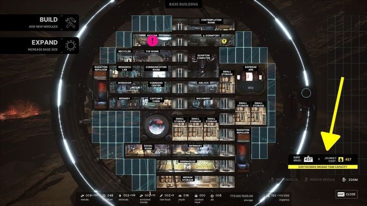 5 - The Alters: How to expand storage? No organics space - Alters and base - The Alters Guide