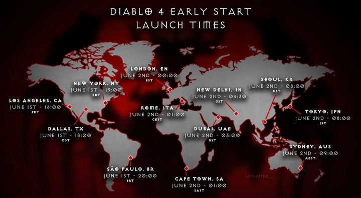Diablo 4 Launch Hours on Fan-made Map - picture #1