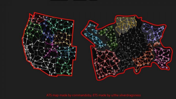 ETS2 vs. ATS - Which Game has Bigger Map? - picture #1