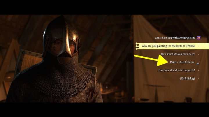 1 - Kingdom Come 2 Brushes with Death: Painting shields - New DLC content - Kingdom Come Deliverance 2 Guide