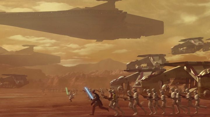 It was the Jedi that attacked the separatists. The landing on the desert planet was supposed to be a surgical incision that would remove the threat. It turned out to be the beginning of a great conflagration. - What are Star Wars About? Not What You Though. - dokument - 2019-11-28