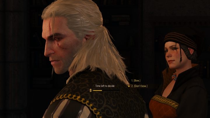 A bad choice could sneak up at you after many, many hours in The Witcher 3. - 2018-03-09