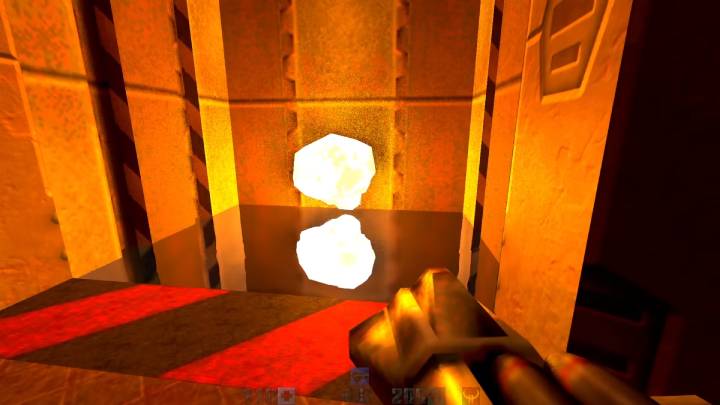 Quake 2 RTX shows many RT effects. One of them is reflection and dynamic lighting. Source: Digital Foundry - Is GeForce RTX Worth It? Games with the Best Ray Tracing - dokument - 2020-12-11