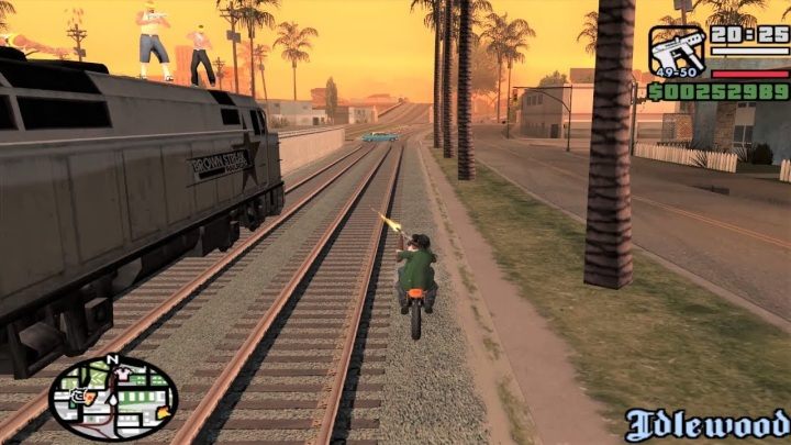 All we had to do was follow the damn train, CJ! - The 9 Worst Missions in The Best Games - dokument - 2021-05-06