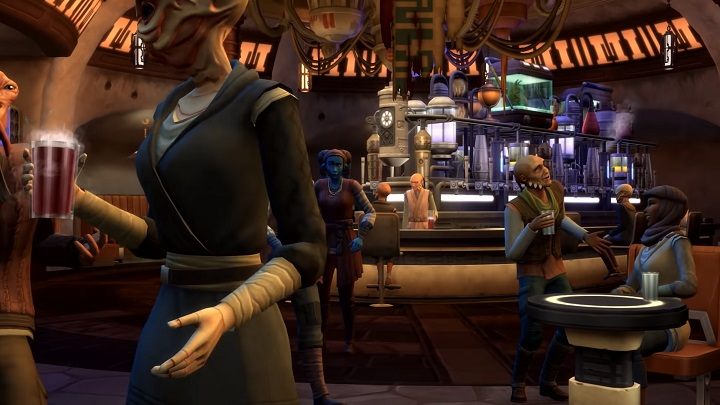 Mixology will take this bar to a new level. And a new aquarium? - Star Wars in The Sims 4 is Nothing to be Happy About - dokument - 2020-09-03