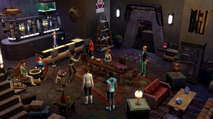 Chairs and carpets will do well in a loft kind of arrangement, but it's a bit too little. I don't expect nice beds anymore. - Star Wars in The Sims 4 is Nothing to be Happy About - dokument - 2020-09-03
