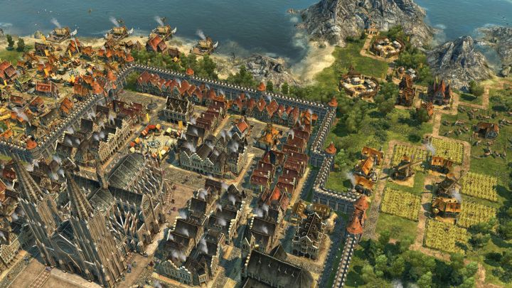 Games from the Anno series have been impressive for many years due to their scale and beautiful graphics. - 32 best tycoons in history - top economic strategies on PC - document - 2023-09-27