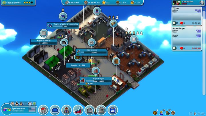 Mad Games Tycoon is also a recommended and slightly better in terms of graphics alternative to Game Dev Tycoon. - 32 best tycoons in history - top economic strategies on PC - document - 2023-09-27