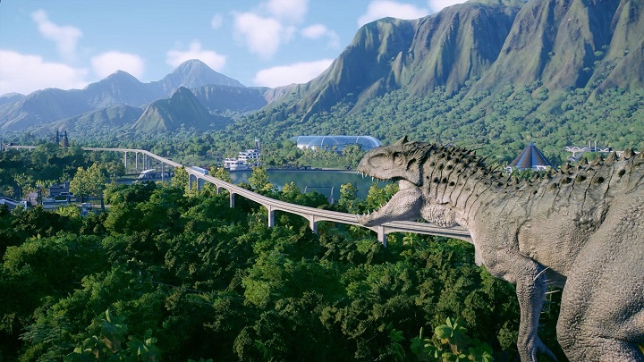 The visuals of Jurassic World Evolution 2 overshadows most of the tycoons described in our list. - 32 best tycoons in history - top economic strategies on PC - document - 2023-09-27