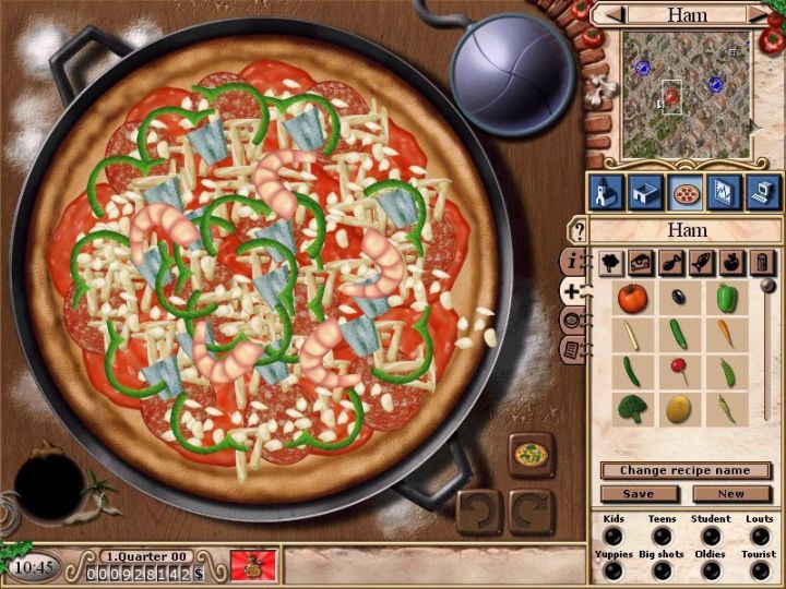 An interesting feature of Pizza Connection 2 is the ability to create your own dream pizza from a scratch. - 32 best tycoons in history - top economic strategies on PC - document - 2023-09-27