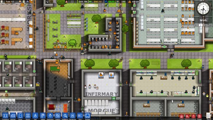 Despite simple graphics, the independent Prison Architect was appealing to players' taste. - 32 best tycoons in history - top economic strategies on PC - document - 2023-09-27