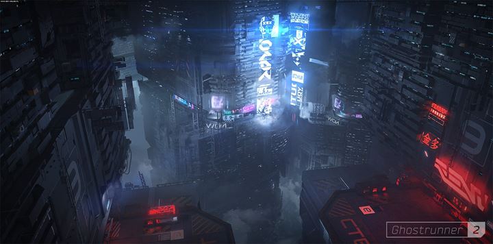The first Ghostrunner had that satisfying cyberpunk atmosphere. The sequel is supposed to deliver even more (photo - Ghostrunner 2, 505 Games, 2023). - Exciting Polish Video Games Announced for 2023 - article - 2022-12-09
