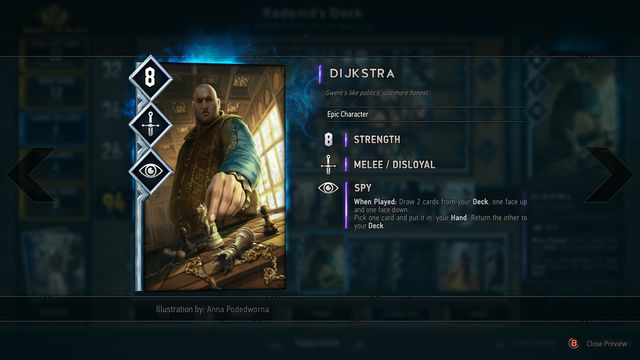 Dijkstra as an example of changes in spy cards. - 2016-06-16