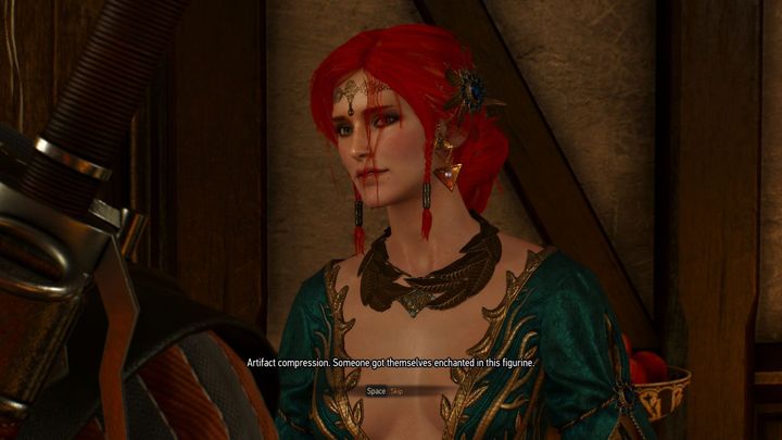 Another subtle nod can be found in relation to the figurines of the unfortunate people subjected to artefact compression by sorceress Coral. Still, once they were decompressed, Geralt somehow failed to mention that there had been something going on between him and Lytta Neyd. Perhaps he just wanted to keep the matter a secret from Triss? - 2017-06-16