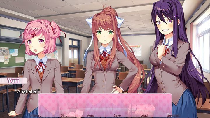 The girls seem likable, but something is wrong – the words of one of them outside the text box are not a coincidence! - Free Steam Games - 17 Excellent Titles You Probably Don't Know - dokument - 2023-03-08