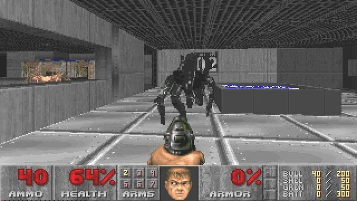 Where the developer can't (or doesn't want to), the modders are happy to go about it themselves. In the screenshot – the Aliens TC mod. - Aliens, Metallica and Gabe Newell – 7 Things You Didn't Know about Doom - dokument - 2020-03-06