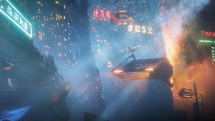 The cyber-punk vision of a metropolis in The Last Night is breathtaking. Seriously. - 2019-02-27