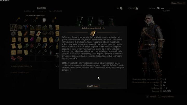 Some would say that this is self-advertisement. Others will say: that’s a damn good easter egg. [in-game book called Gottfried’s Omno-opening Grimoire]. - 2018-03-05