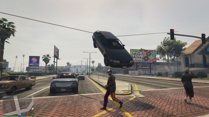 It doesn't take a rocket scientist to predict a car's flight path. - 10 Cruelest Things We've Done to NPCs - dokument - 2020-07-22