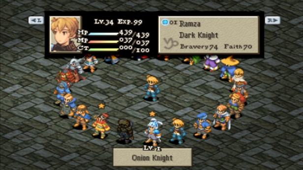 The profession system makes FFT one of the best SRPGs.