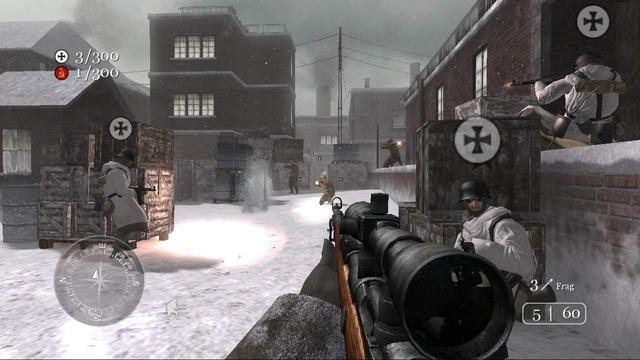 In the first Call of Duty games Germans in multiplayer mode were represented by the Iron Cross. - 2015-02-17