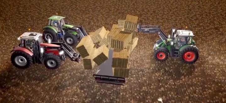 The most popular competition consists in harvesting hay, converting it into bales and loading it onto a semi-trailer in the shortest time possible. - Farming Simulator 19 Platinum Review – Old New McDonald hat 'ne Farm - dokument - 2019-10-28