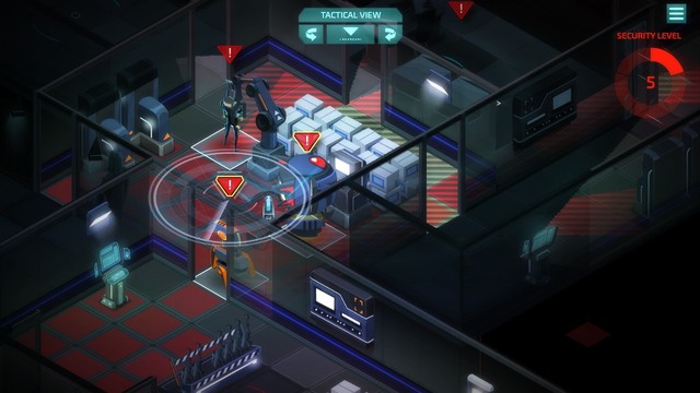 In the world of Invisible, Inc., red means trouble. A lot of trouble. - 2015-05-26