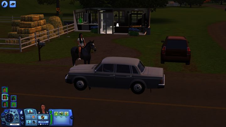 The sun has not yet risen, but the chauffeur is waiting. As you can see, everyone deserves a company car, even the workers who could get to work in their own car, or... I don't know, a horse? - 13 Rules of Life According to The Sims - dokument - 2019-09-23