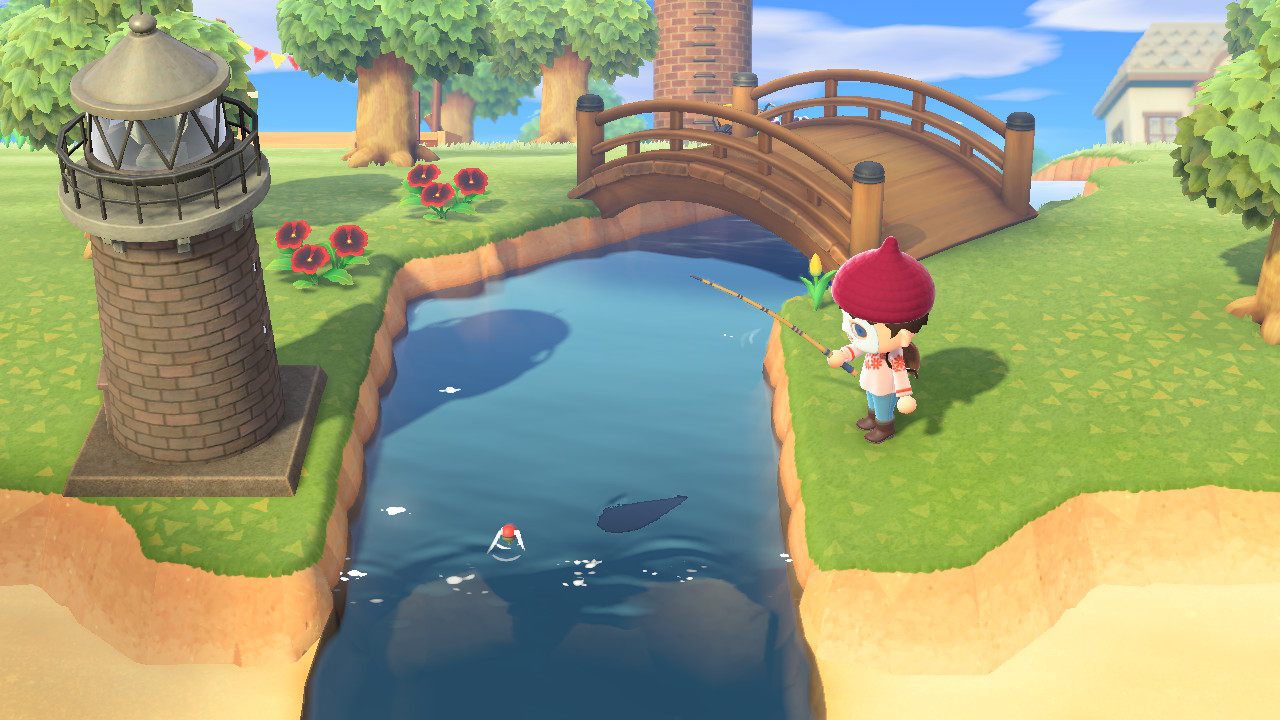 Here is young Michael Myers, fishing in peace and quiet. In a few years, during Halloween, he will go on a rampage. - Animal Crossing: New Horizons Review – Just Chill, Relax and Play - dokument - 2020-03-16