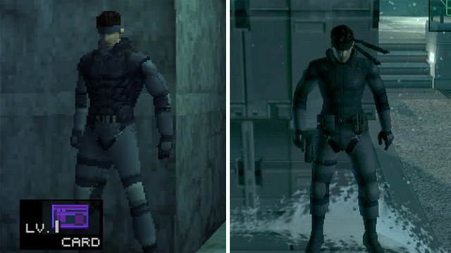 Metal Gear Solid before and after facelift. - 2015-04-21