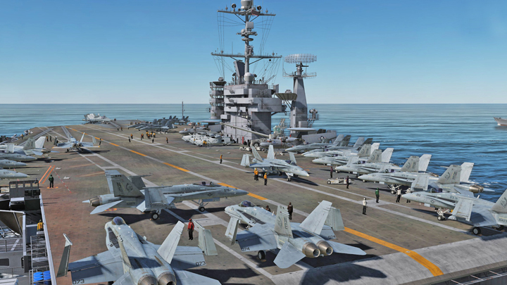 The interactive deck of the aircraft carrier should feature a genuine briefing room. - The Renaissance of Flight Simulators – What are the Chances for a Narrative Air Combat Game? - dokument - 2019-12-17