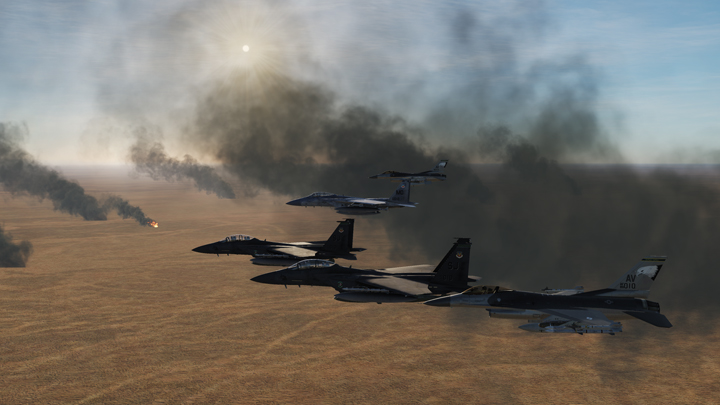 Operation Desert Storm in a new game? Modern graphics allow to perfectly reproduce the historical moments, only the atmosphere around games is quite different than it used to be. - The Renaissance of Flight Simulators – What are the Chances for a Narrative Air Combat Game? - dokument - 2019-12-17