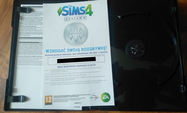 Boxed editions of DLCs for The Sims 4 don't even contain discs, only a card with an Origin code. - Seven Things PS5 Will Do Better Than PC - dokument - 2019-09-17
