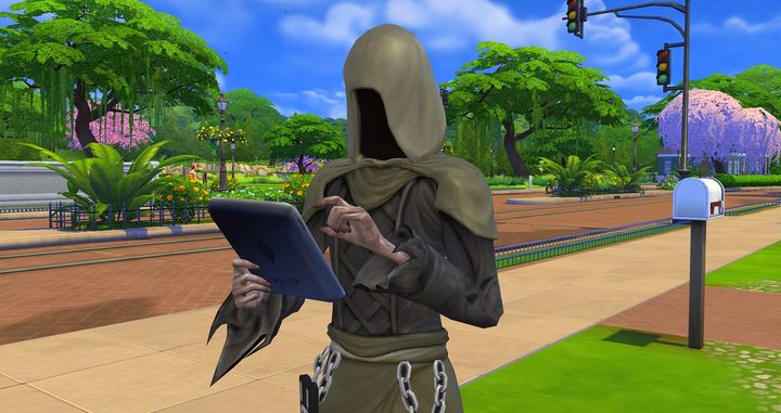 Mister death can be outsmarted by playing paper-rock-scissors, for example. - 13 Sick Things We Did to The Sims - dokument - 2020-08-04
