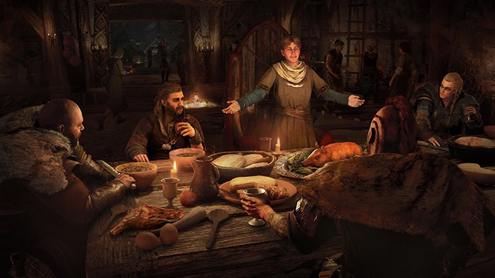 The vikings in the north often experienced malnutrition. Shortage of food isn't really visible in the game. Is there Wasabröd in there? - How Historically Accurate is Assassin's Creed Valhalla? - dokument - 2020-11-17