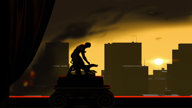 The peculiar, yet unrealistic, graphic style of Sunset is one of the games selling points. - 2014-12-31