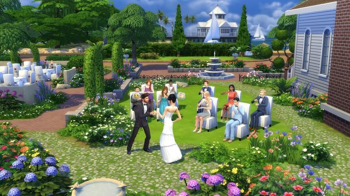 Can you imagine that? Wait two hours until the end of the wedding or pay 700 Simoleons for premium. - Four Things We're Most Afraid of with The Sims 5 - dokument - 2019-07-23