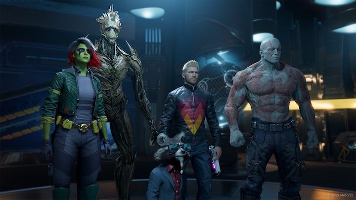 This team was supposed to look very differently – thankfully, only on concept arts in the end. - Guardians of Success - How Eidos Montreal Made Guardians of the Galaxy a Great Game - dokument - 2021-11-05