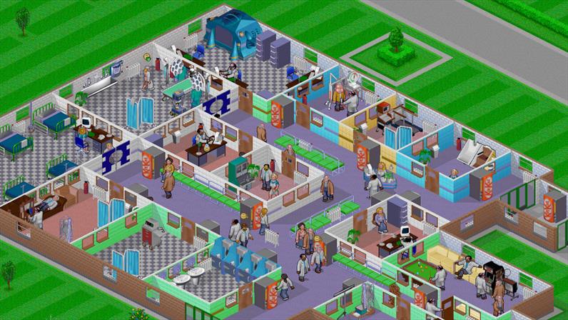 If you’re looking for medical care, make sure to visit Theme Hospital. - 2017-05-27