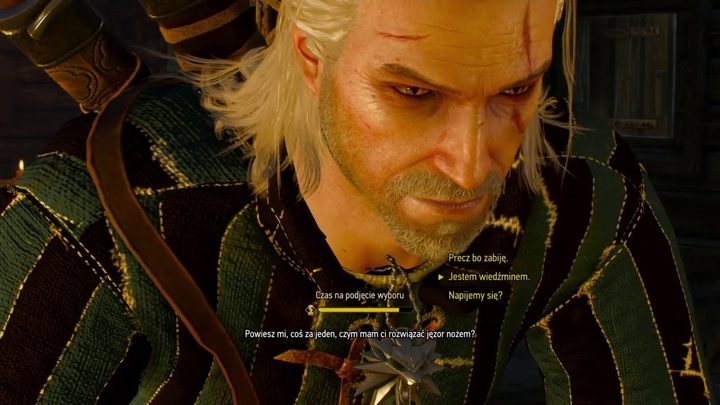 Such a simple choice tells about what kind of Geralt we want to play. - Moral systems in games that I remember the most – document – 2022-06-25