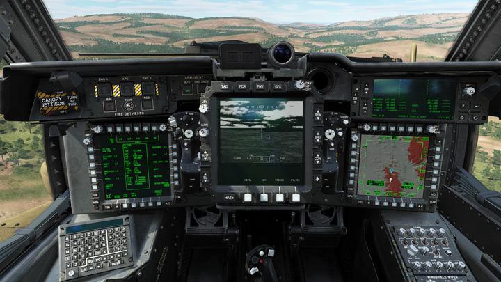 The amount of options and settings available on multifunction screens requires a lot of knowledge to learn – everything works exactly as in the real machine. - DCS: AH-64D Apache - 25 years of Quality Evolution - dokument - 2022-03-25