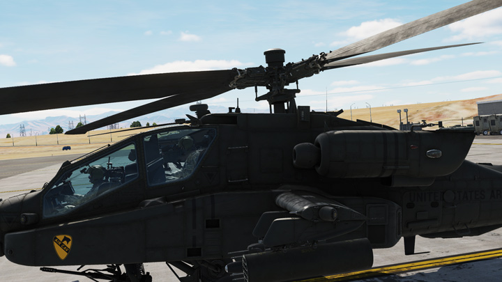 From the visible change in the angle of attack of the rotor blades to the dangling helmet hook in the cabin during a flight – the attention to the smallest details in the DCS: AH-64D Apache is simply stunning! - DCS: AH-64D Apache - 25 years of Quality Evolution - dokument - 2022-03-25