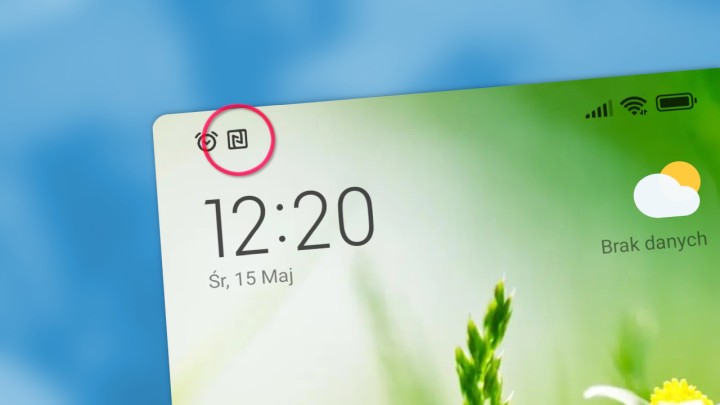 Ta ikonka świadczy o włączonym module NFC. Źródło: własne - Co oznacza symbol „N” na ekranie smartfonu i dlaczego aktywacja tej opcji może być przydatna? - wiadomość - 2024-05-15