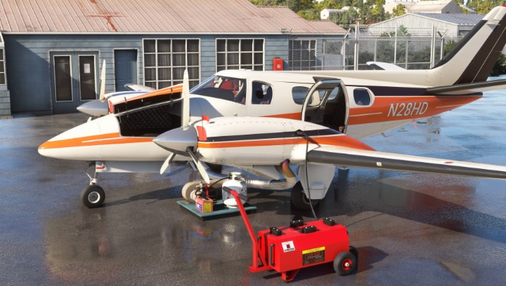Beechcraft Duke podnosi poprzeczkę realizmu. Źródło: Black Square, Just Flight.com 2024 - Wysyp premier, AVA od Thrustmastera, „skasowany” MAC, wielka drama i powrót Duke’a - Od-lotowy przegląd symulatorów lotniczych DM-a - wiadomość - 2024-05-13