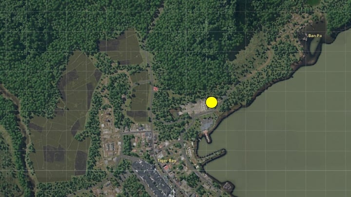 Yellow dot marks the UNLRA Details location in Tiger Bay. Source: Gray Zone Warfare, developer: Madfinger Games - Gray Zone Warfare (GZW) - How to Finish All UNLRA Tasks - news - 2024-05-09