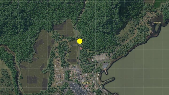 Yellow dot marks the UNLRA Military Orders location in Tiger Bay. Source: Gray Zone Warfare, developer: Madfinger Games - Gray Zone Warfare (GZW) - How to Finish All UNLRA Tasks - news - 2024-05-09