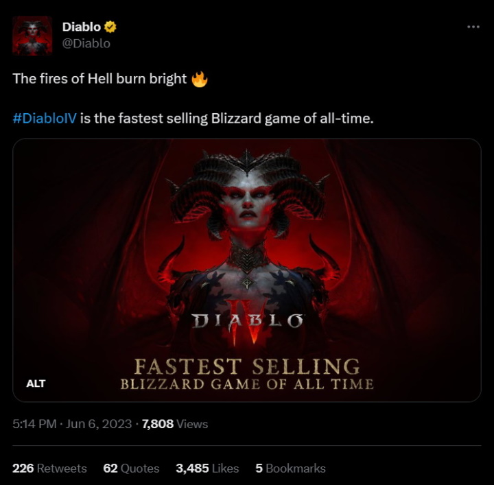 Diablo 4 Already Became the Biggest Hit in Blizzards 32-year History - picture #1
