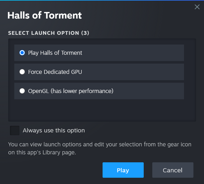 Halls of Torment - Launch Options and Audio Problems Explained - picture #1